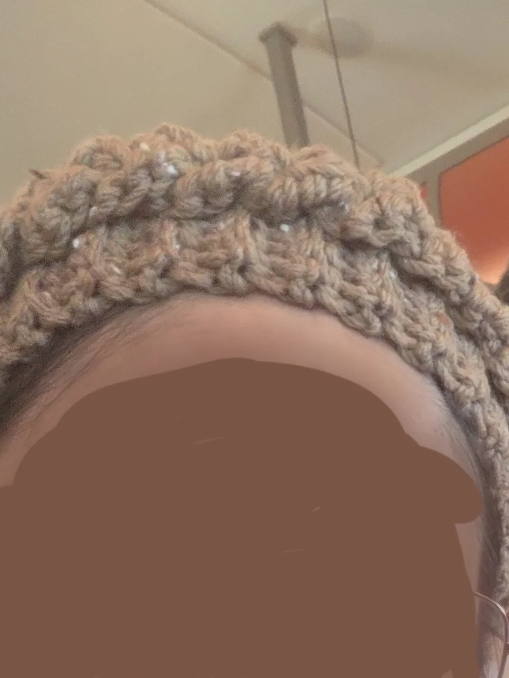 Handmade Tan Crochet Headband — Cozy Knit Women's Accessory